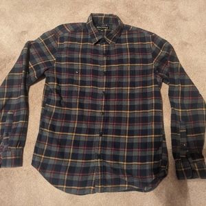 J Crew mercantile Flannel Button Down Shirt Plaid Fall Football Cozy medium